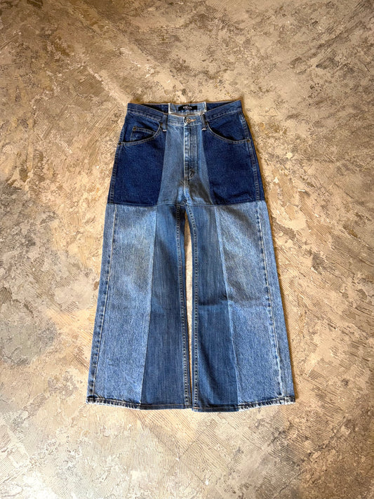 RE-004-02 / 4panel docking denim【E】