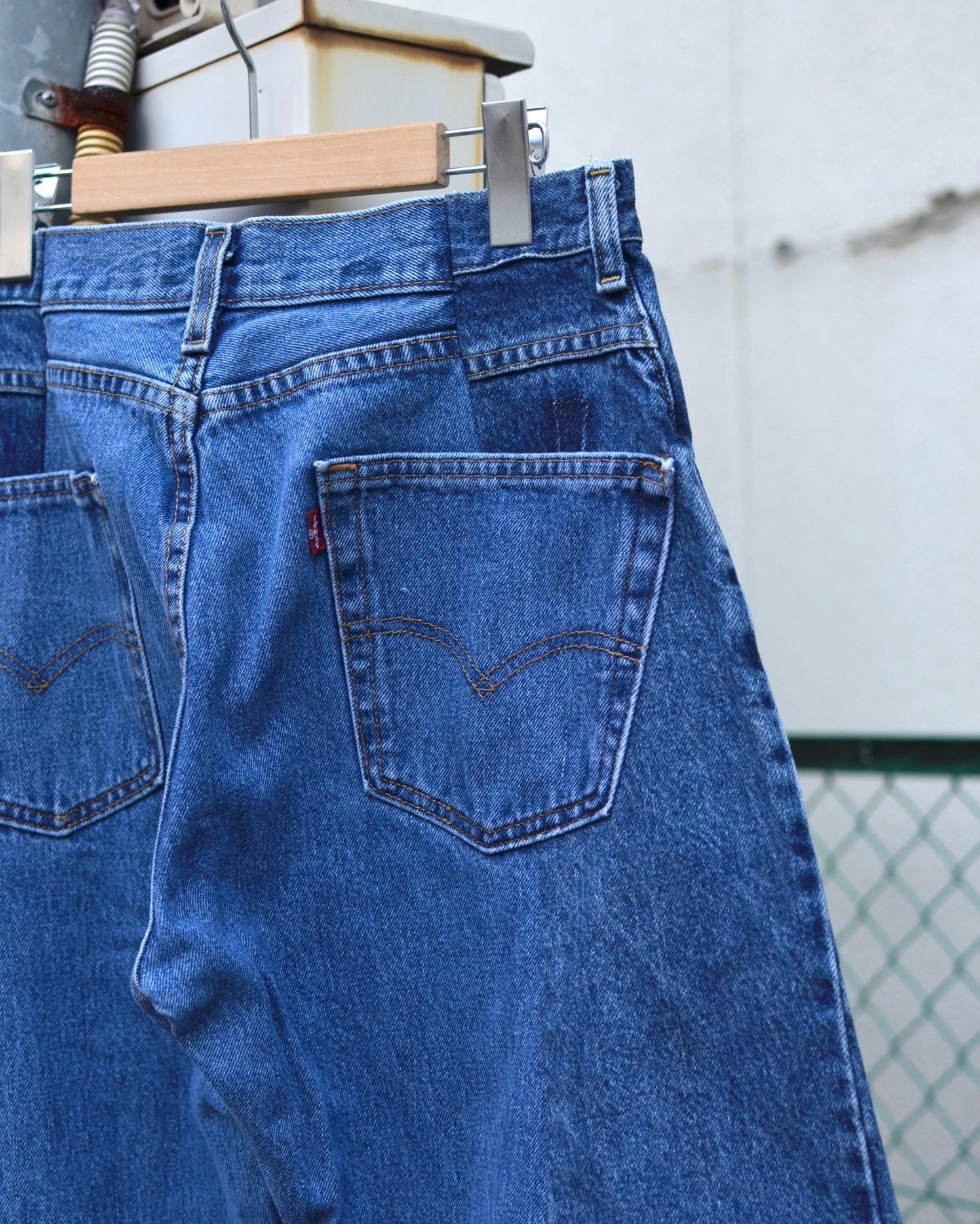 RE-010-01 / curve buggy denim【B】