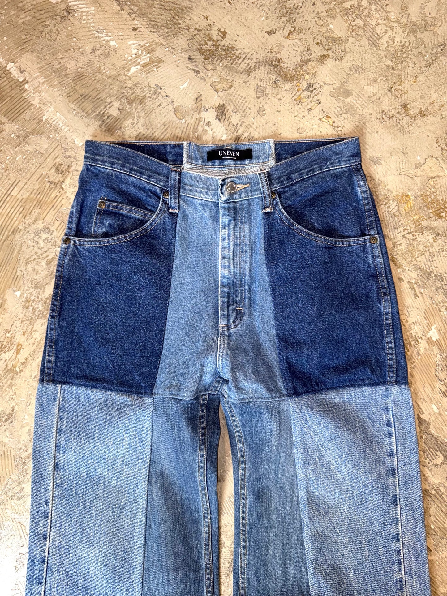 RE-004-02 / 4panel docking denim【E】