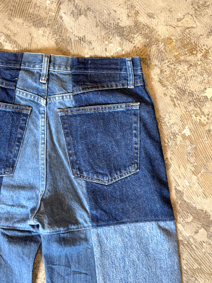 RE-004-02 / 4panel docking denim【E】