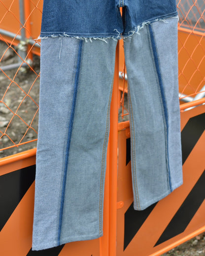 RE-013 / insideout straight denim【A】