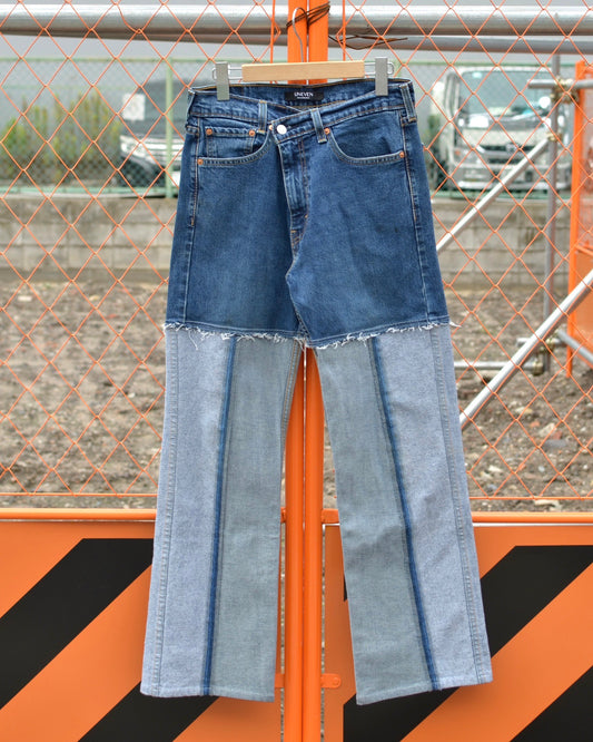 RE-013 / insideout straight denim【A】