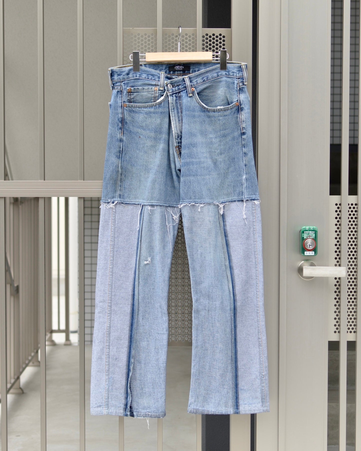 RE-013 / insideout straight denim【B】