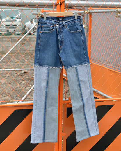 RE-013 / insideout straight denim【A】