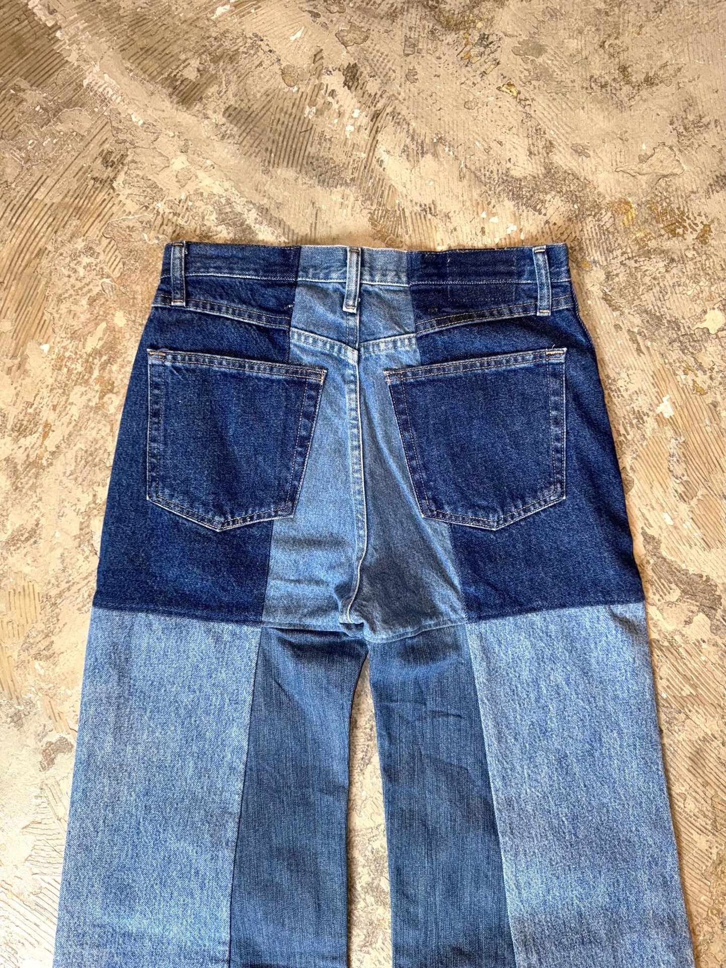 RE-004-02 / 4panel docking denim【E】