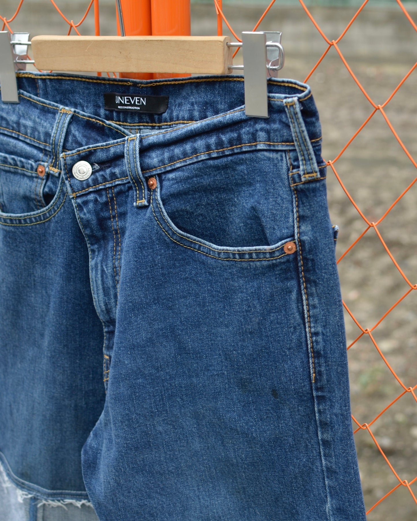 RE-013 / insideout straight denim【A】