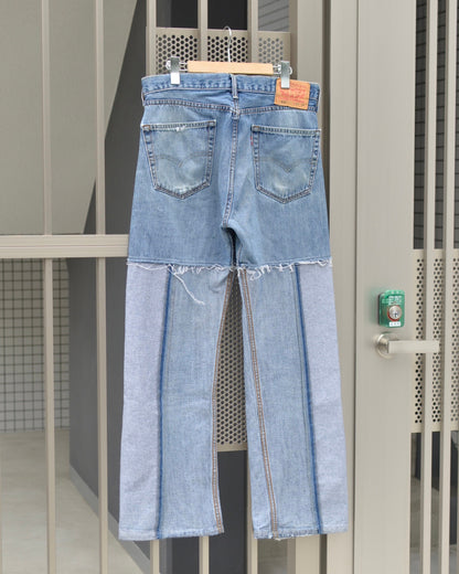 RE-013 / insideout straight denim【B】