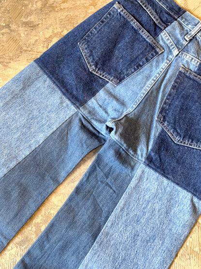 RE-004-02 / 4panel docking denim【E】