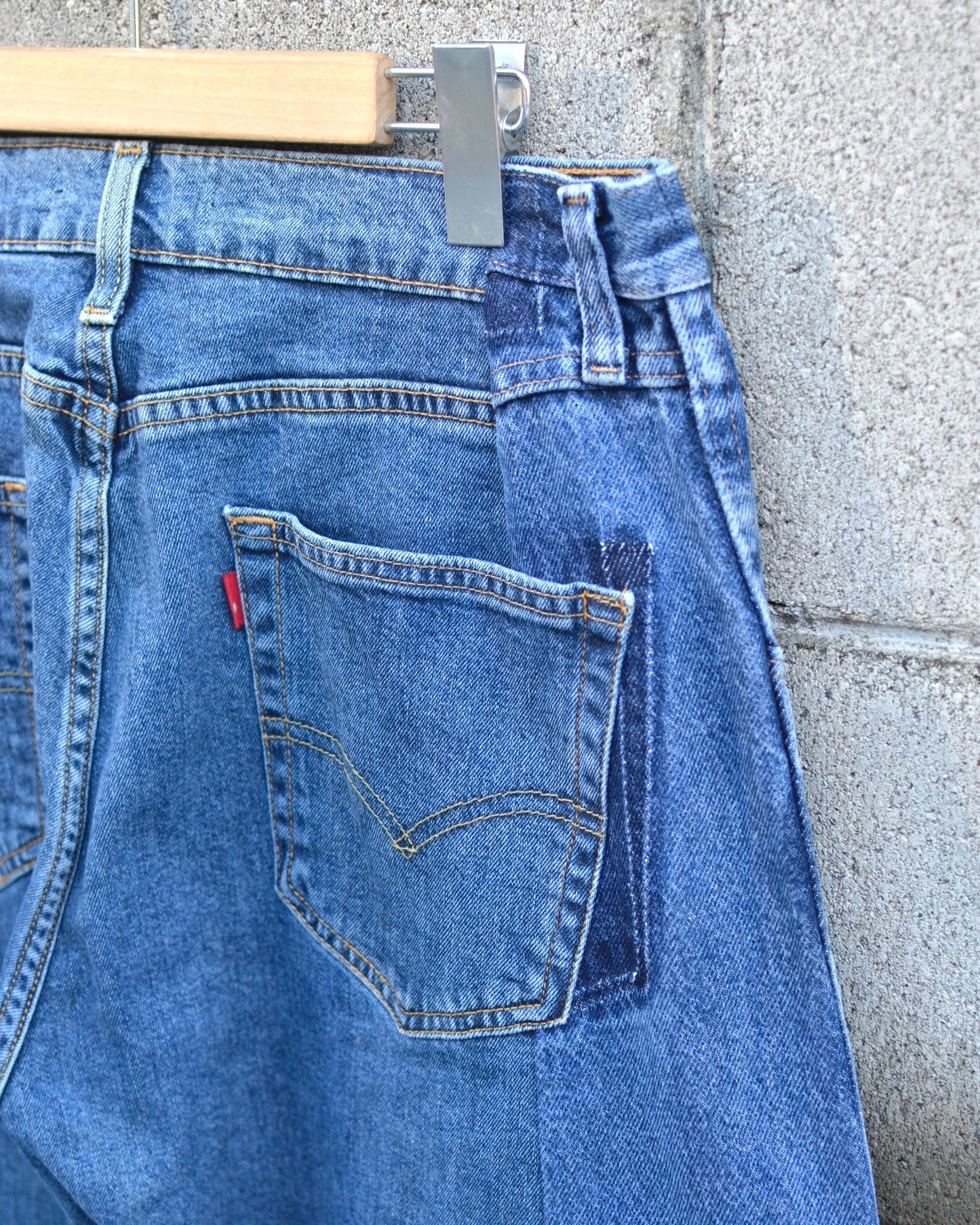 RE-010 / curve buggy denim【A】