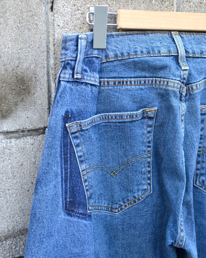 RE-010 / curve buggy denim【A】