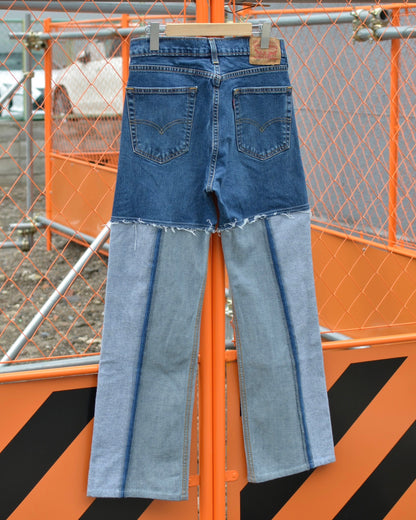 RE-013 / insideout straight denim【A】