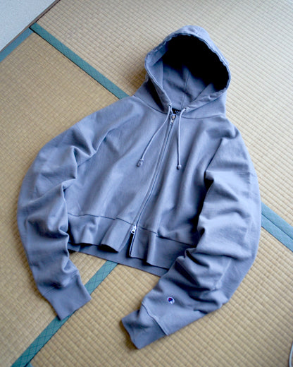 RE-033-01 / resized zip hoodie