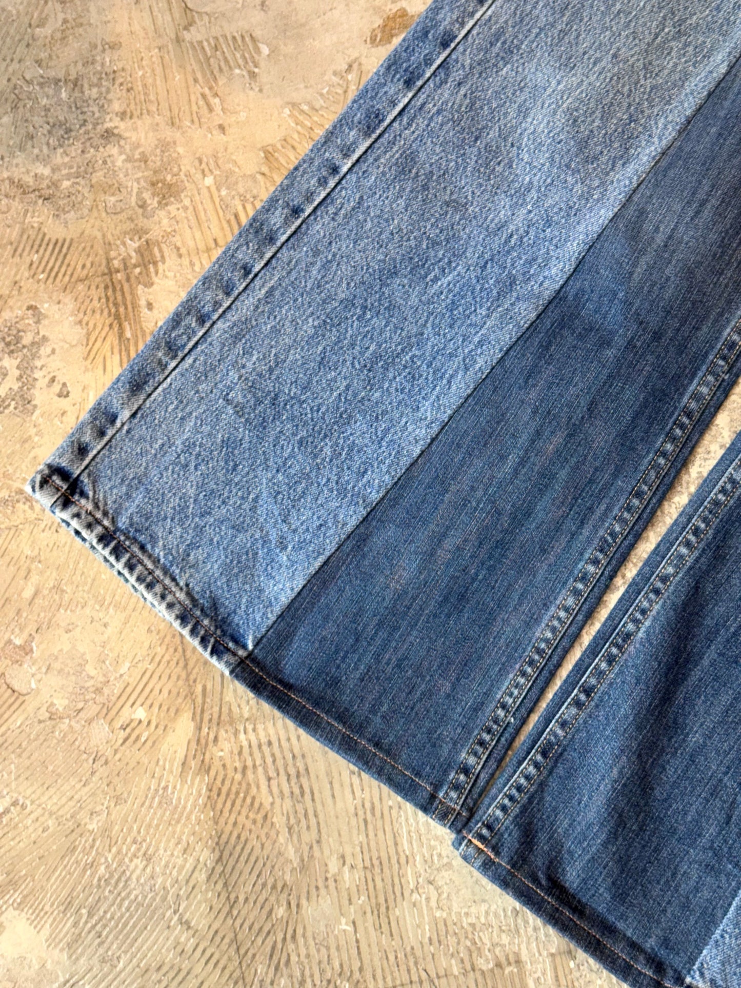 RE-004-02 / 4panel docking denim【E】