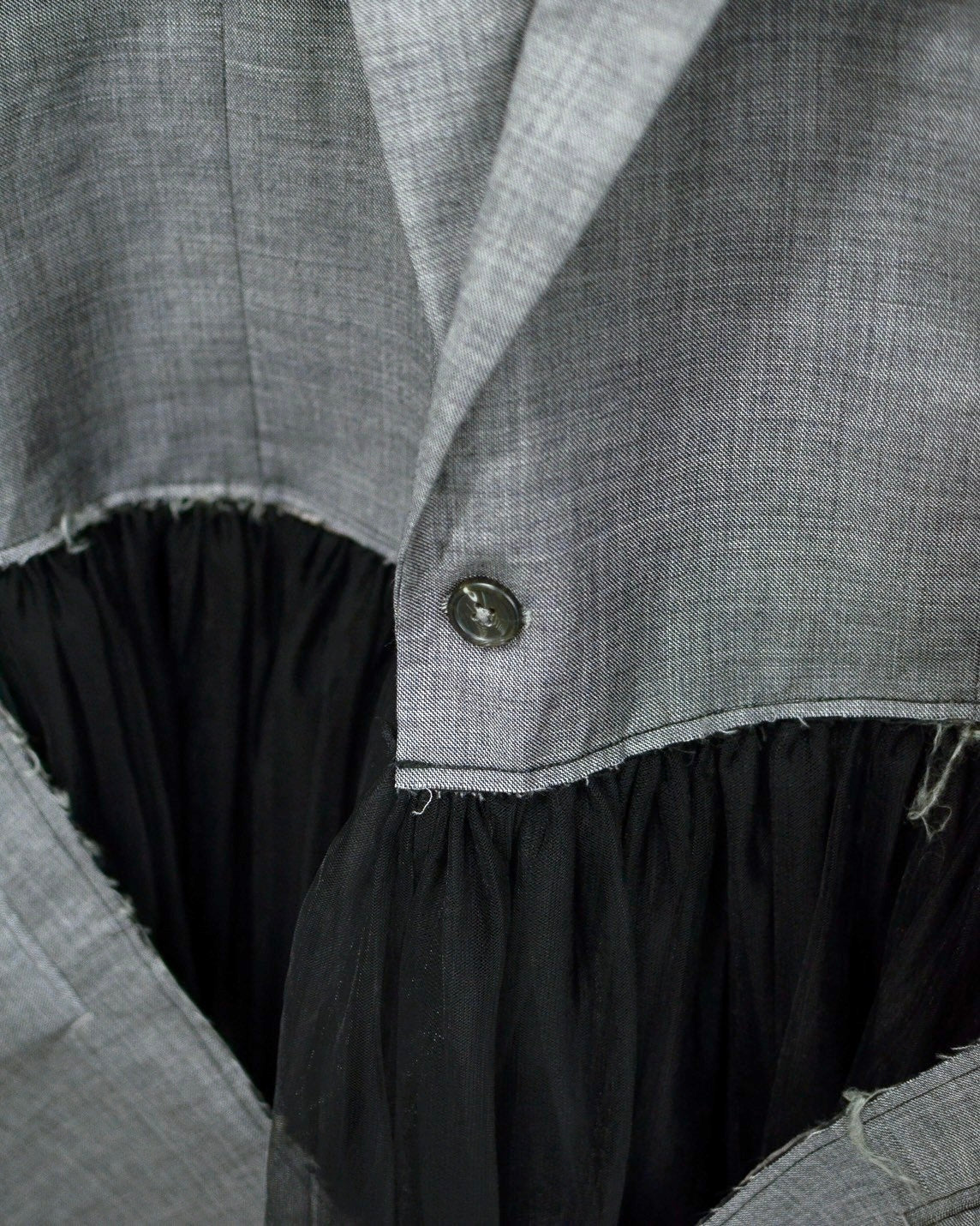 RE-009 / tulle layered jacket【C】