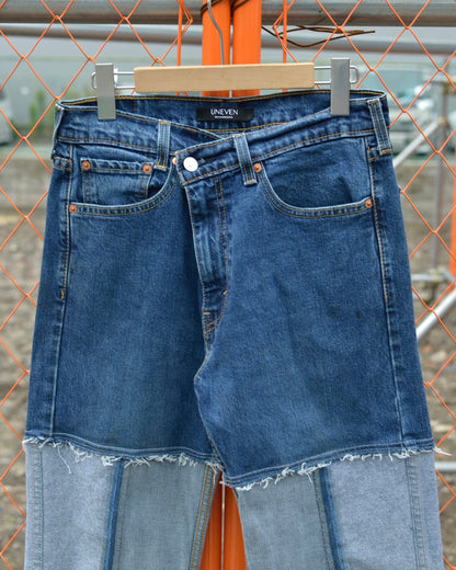 RE-013 / insideout straight denim【A】