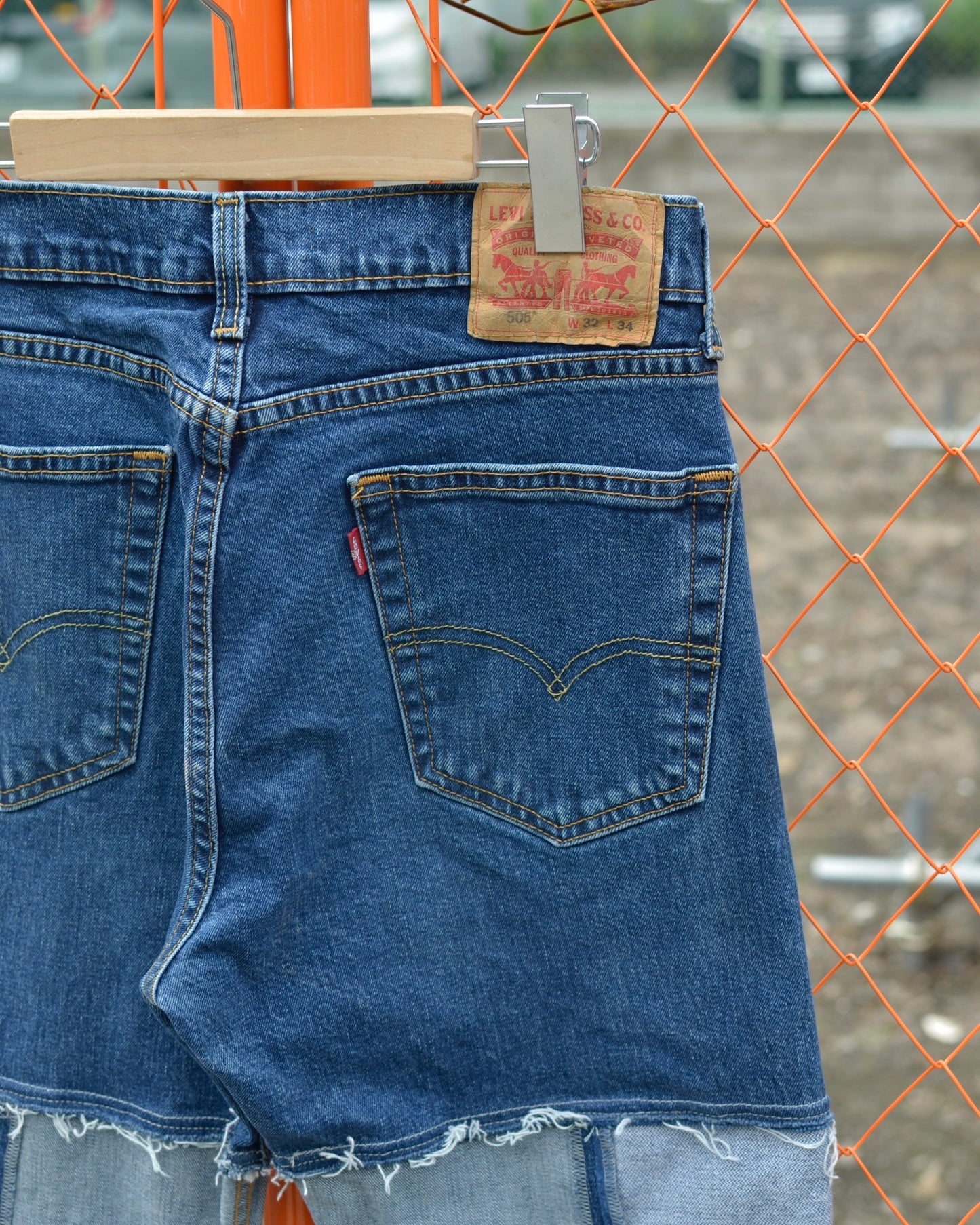 RE-013 / insideout straight denim【A】