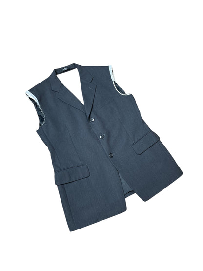 RE-012 / open back vest【C】