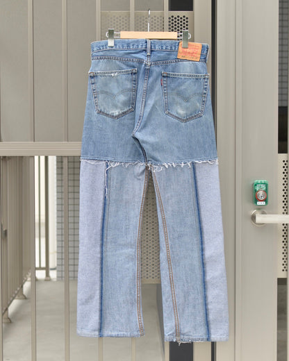 RE-013 / insideout straight denim【B】