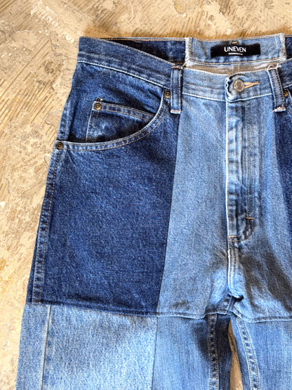 RE-004-02 / 4panel docking denim【E】