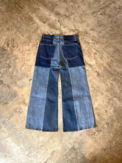 RE-004-02 / 4panel docking denim【E】