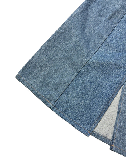 RE-028 / asymmetry denim skirt【A】