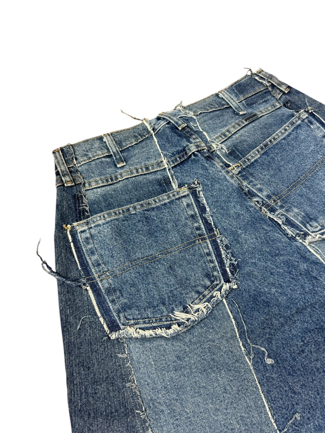 RE-017-01 / rebuild hakama denim【B】