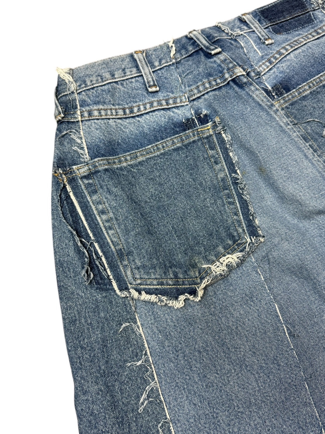 RE-017-01 / rebuild hakama denim【C】