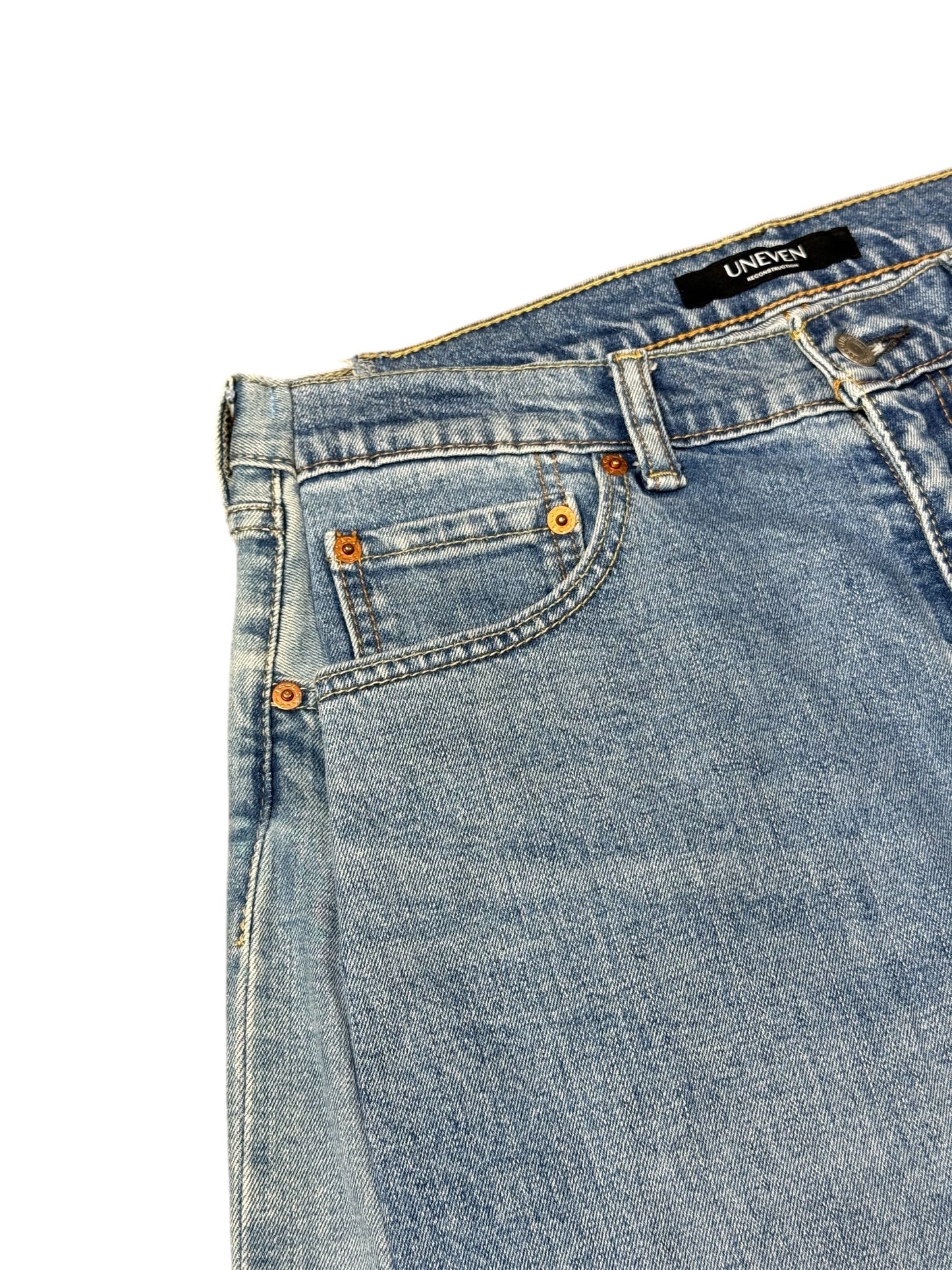 RE-010-03 / curve buggy denim【A】