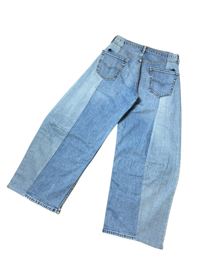 RE-010-03 / curve buggy denim【A】