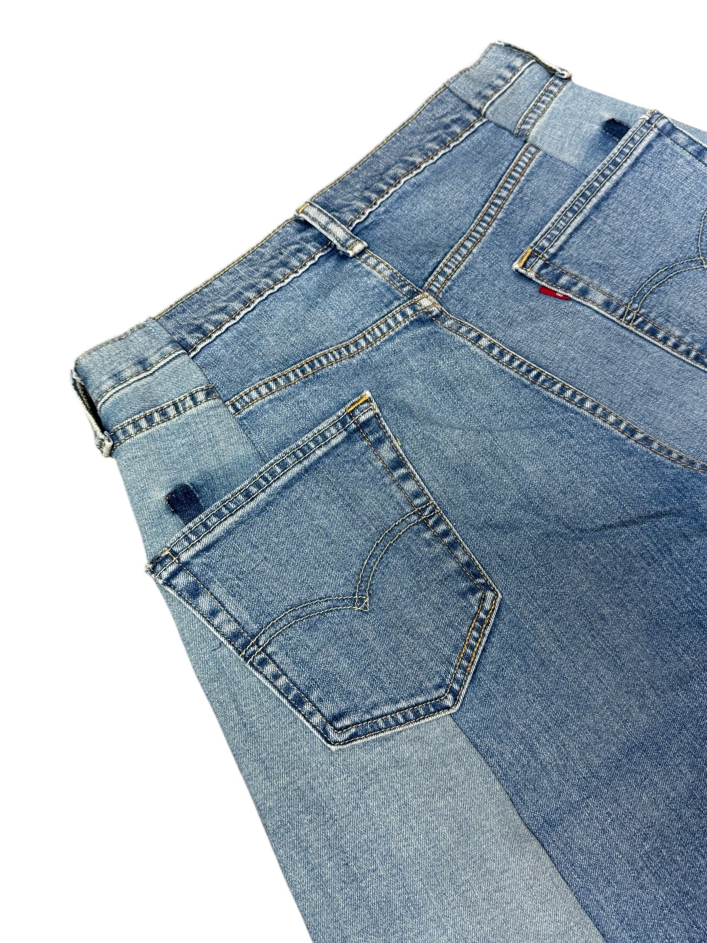 RE-010-03 / curve buggy denim【A】