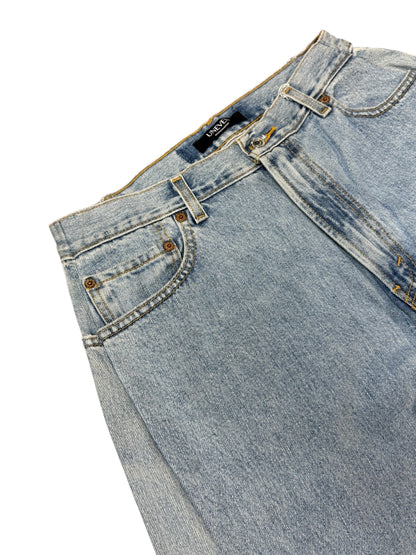 RE-010-04 / curve buggy denim【B】