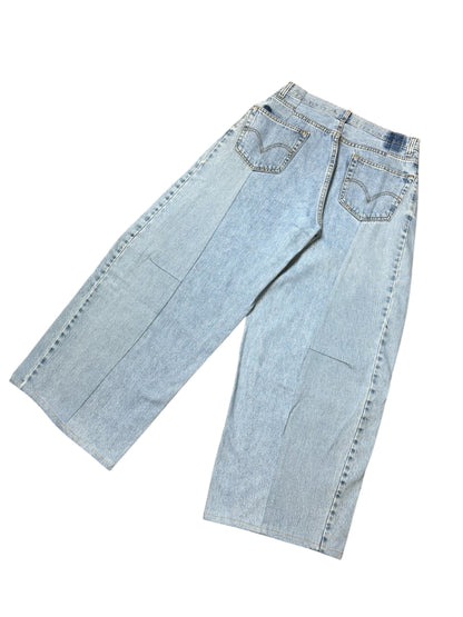 RE-010-04 / curve buggy denim【B】