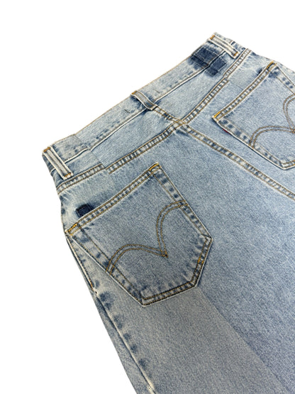 RE-010-04 / curve buggy denim【B】