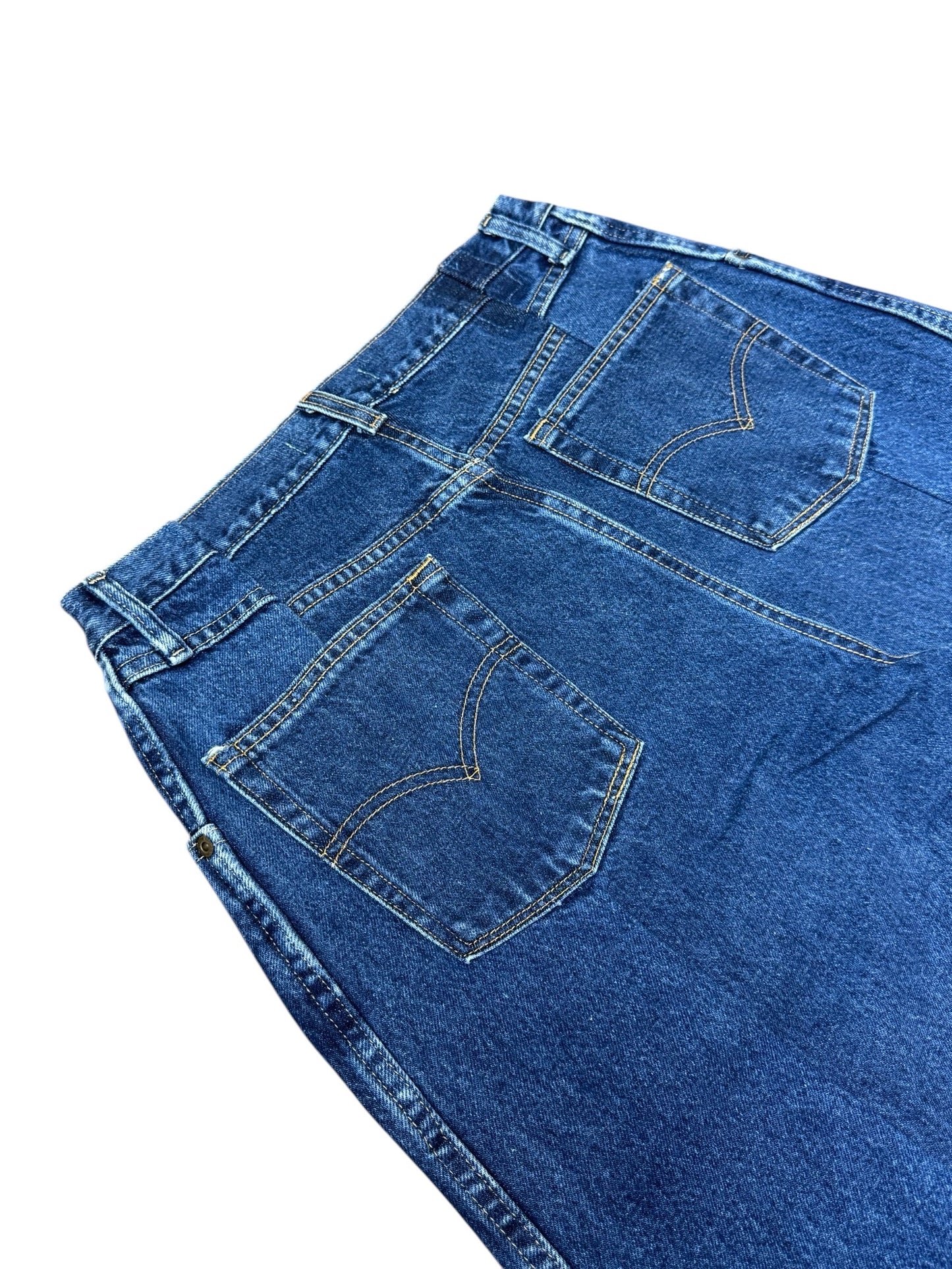 RE-010-04 / curve buggy denim【D】