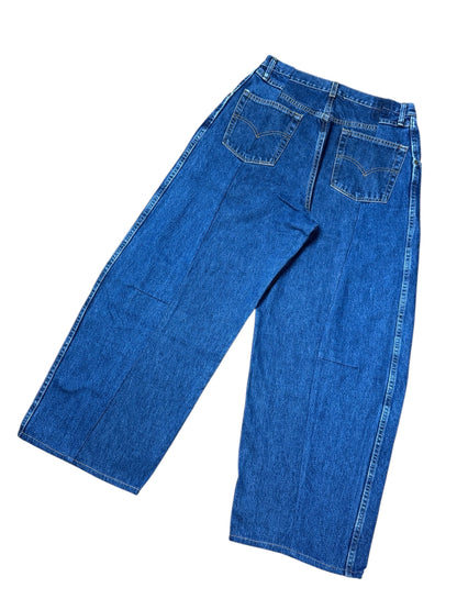 RE-010-04 / curve buggy denim【D】