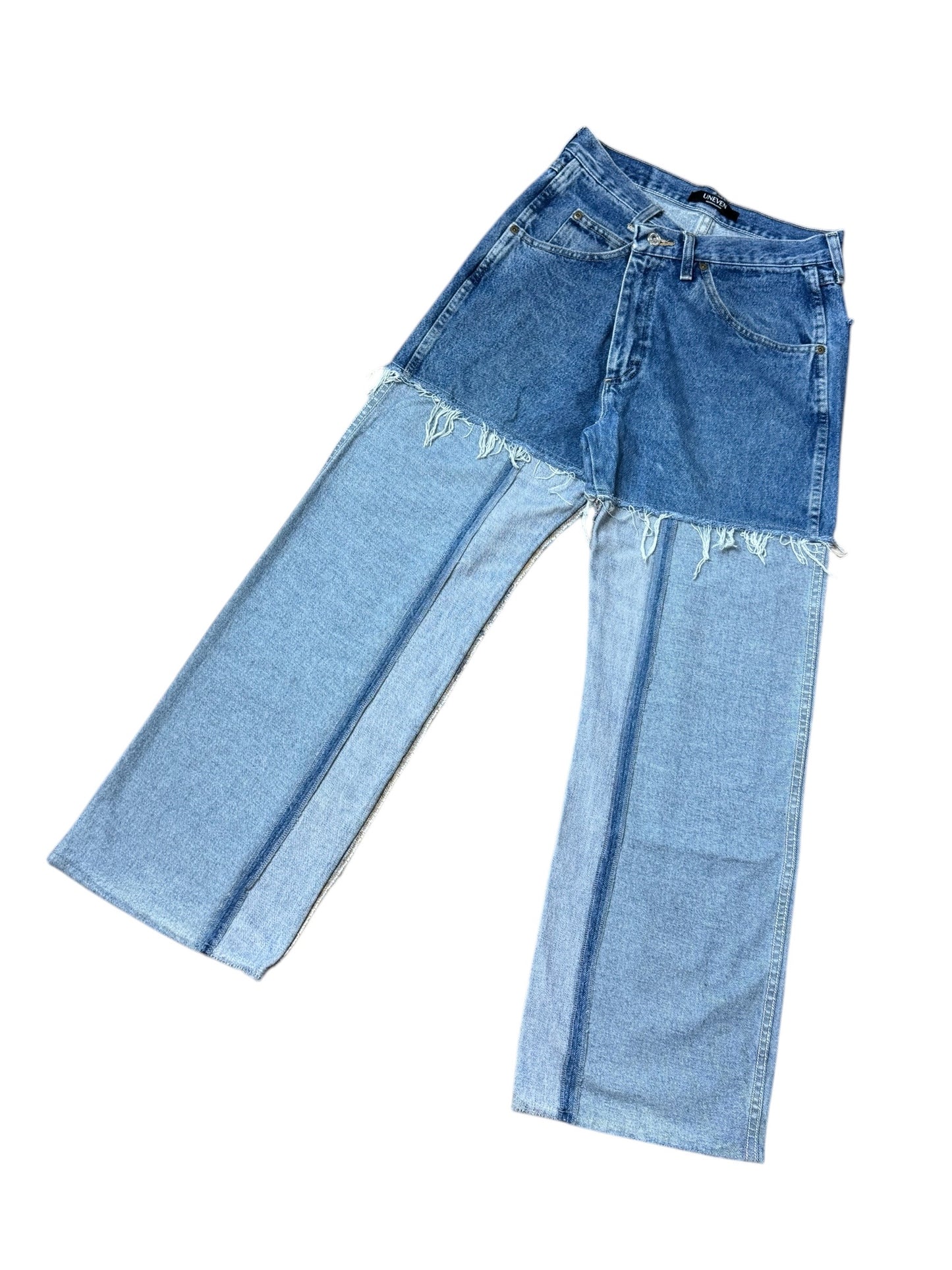 RE-013-05 / inside out straight denim【A】