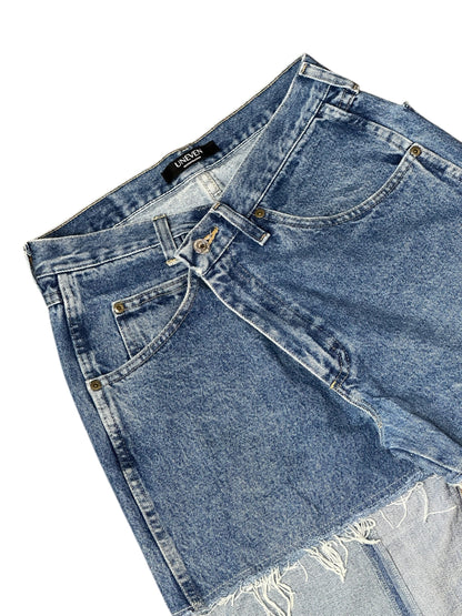 RE-013-05 / inside out straight denim【A】