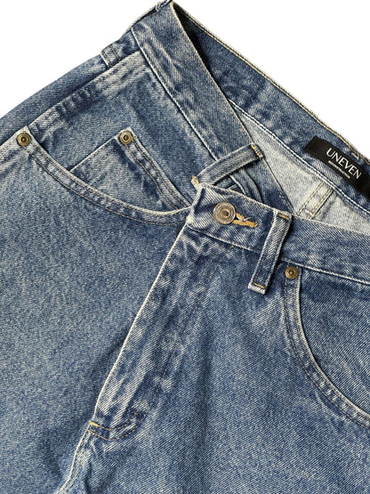 RE-013-05 / inside out straight denim【A】