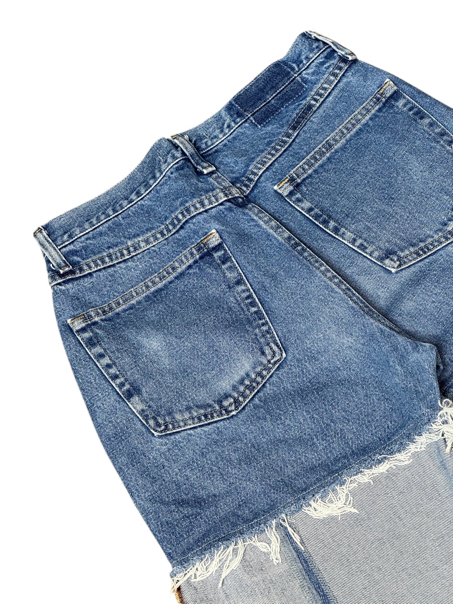 RE-013-05 / inside out straight denim【B】