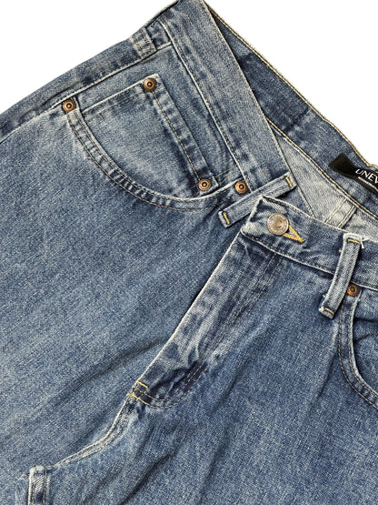 RE-013-05 /  inside out straight denim【D】