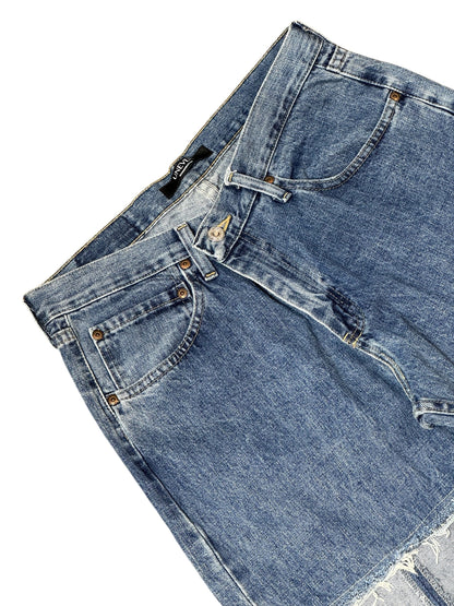 RE-013-05 /  inside out straight denim【D】