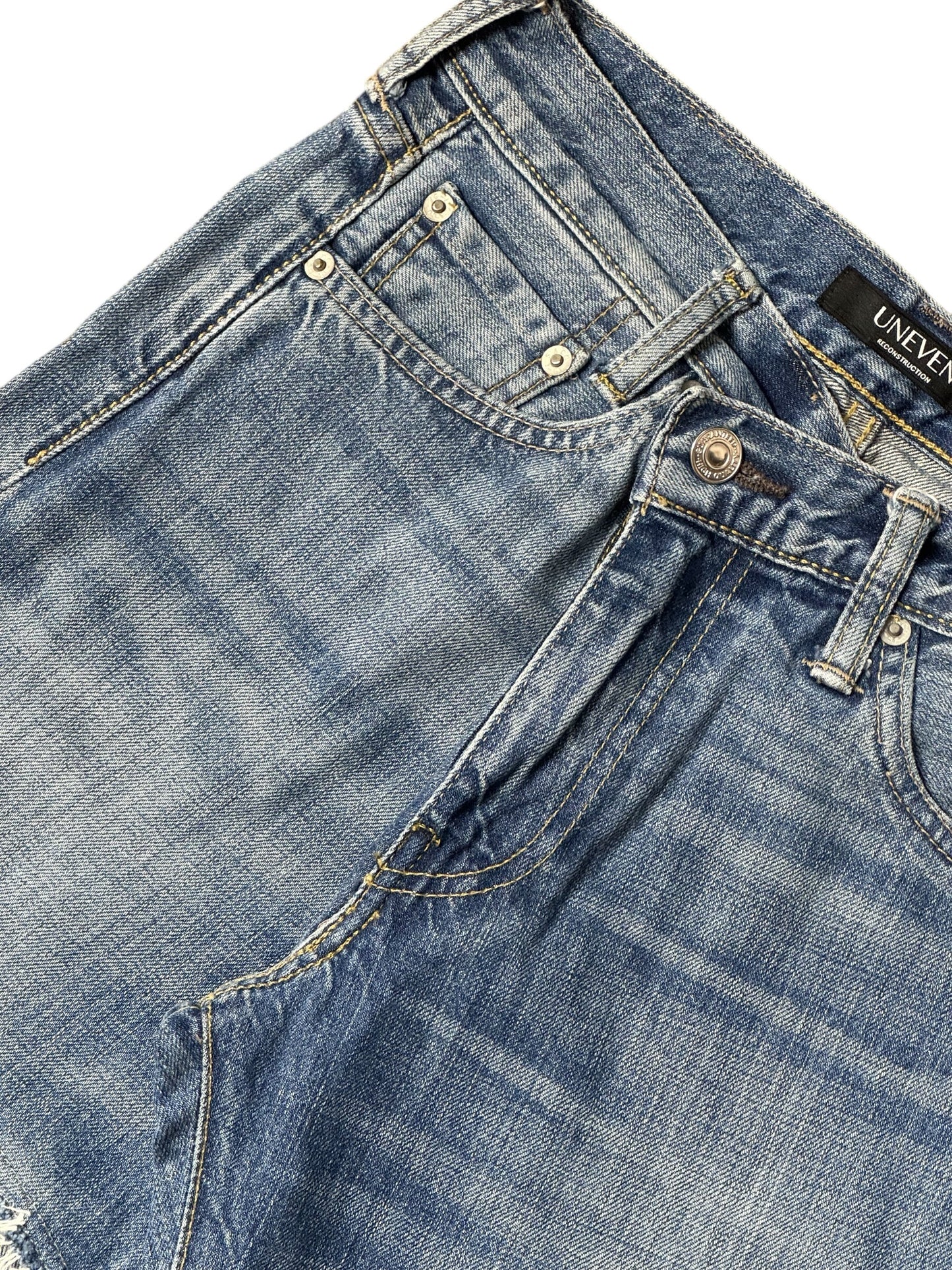 RE-013-03 / inside out straight denim【K】