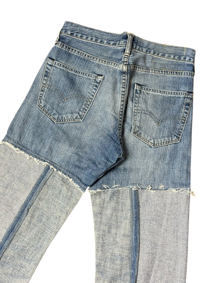 RE-013-03 / inside out straight denim【K】