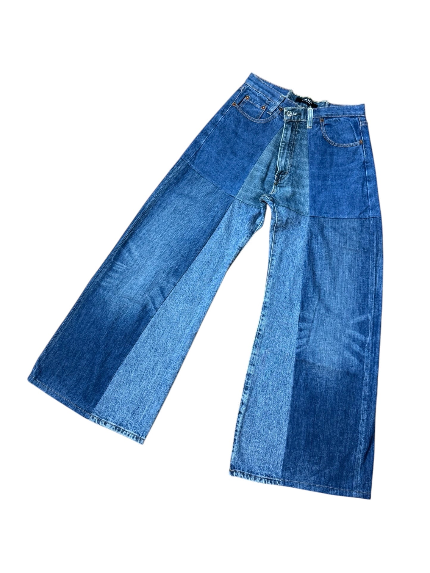 RE-004-01 / 4panel docking denim【D】