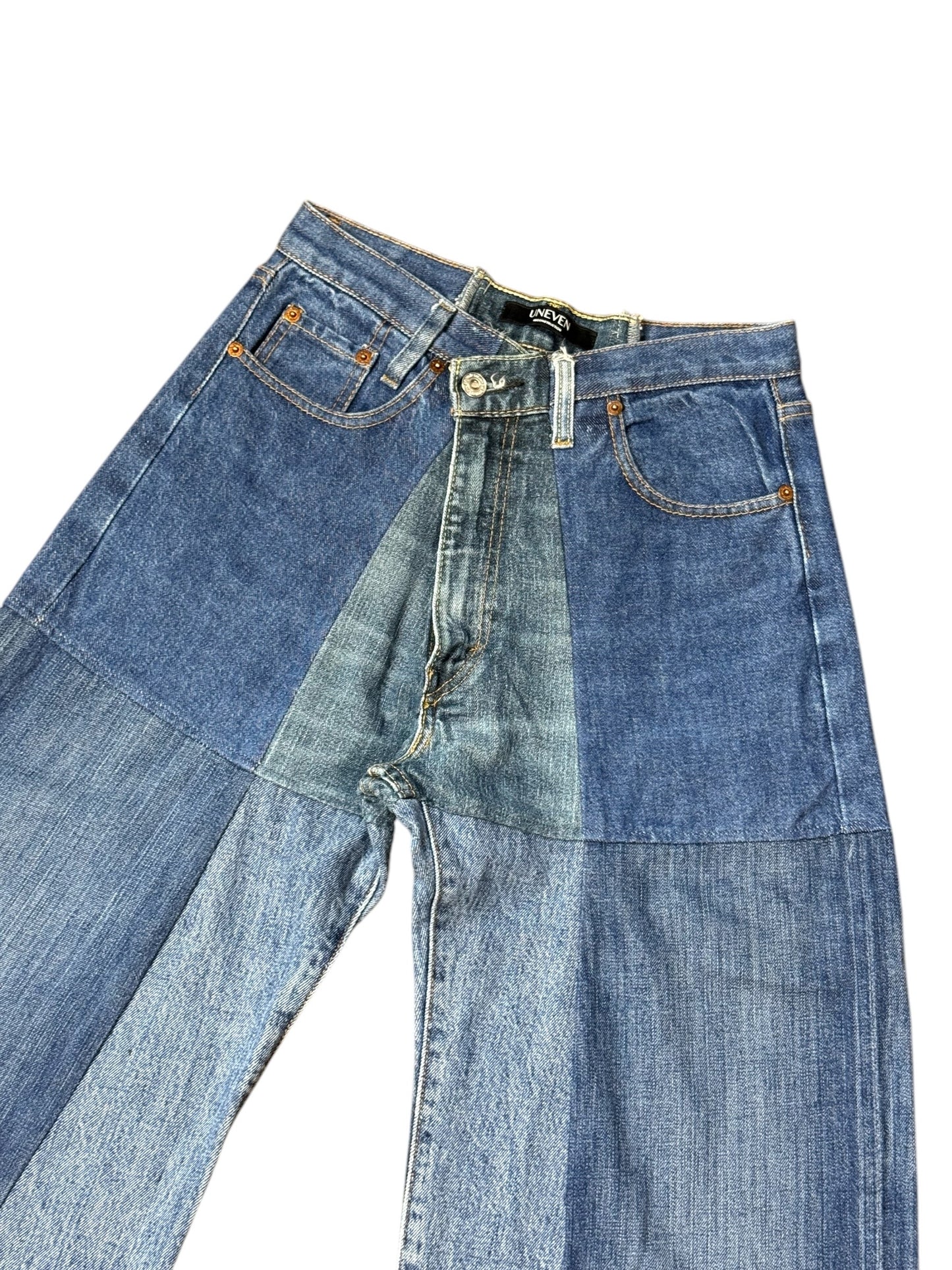 RE-004-01 / 4panel docking denim【D】