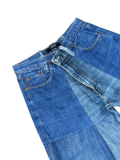 RE-004-01 / 4panel docking denim【D】