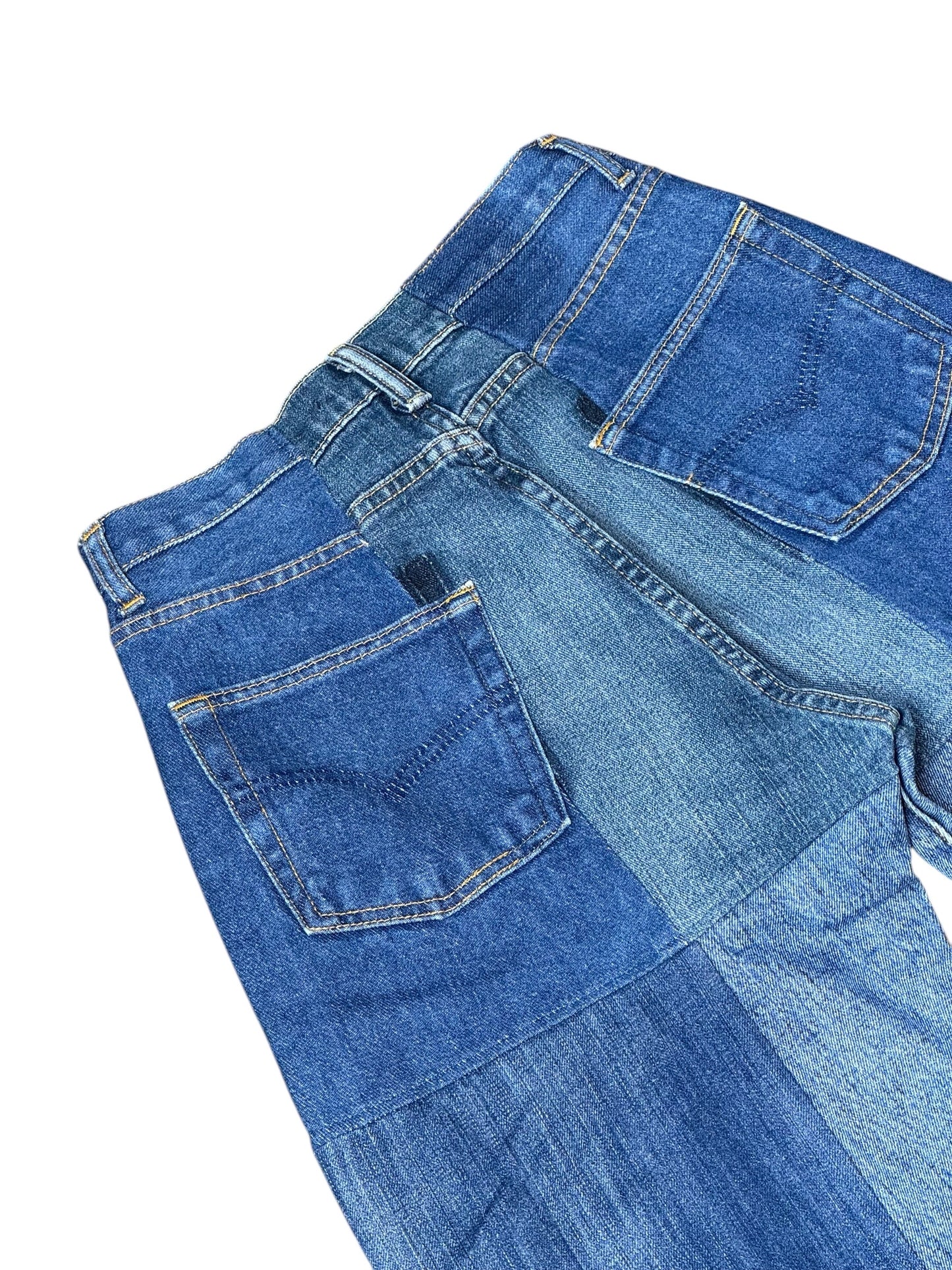 RE-004-01 / 4panel docking denim【D】