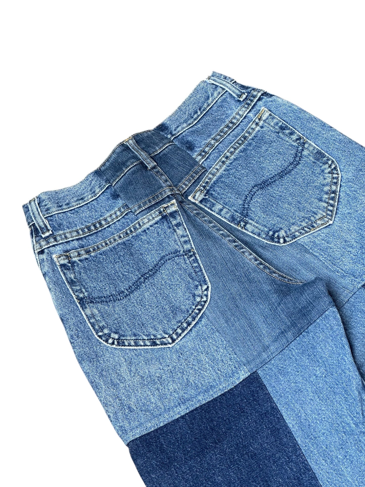 RE-004-01 / 4panel docking denim【F】