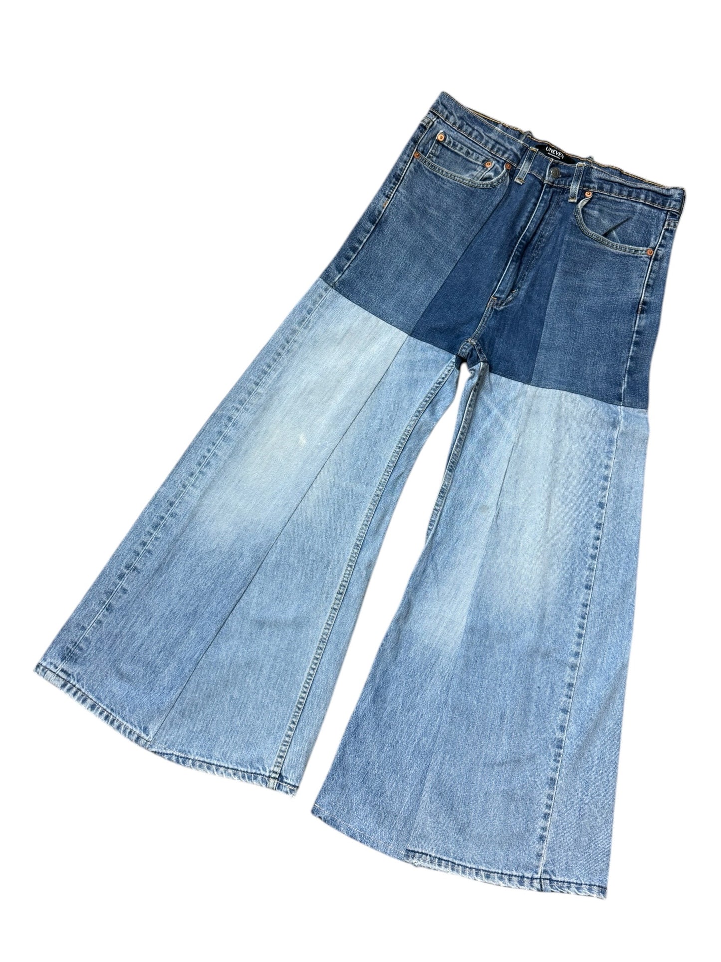 RE-004 / 4panel docking denim【I】