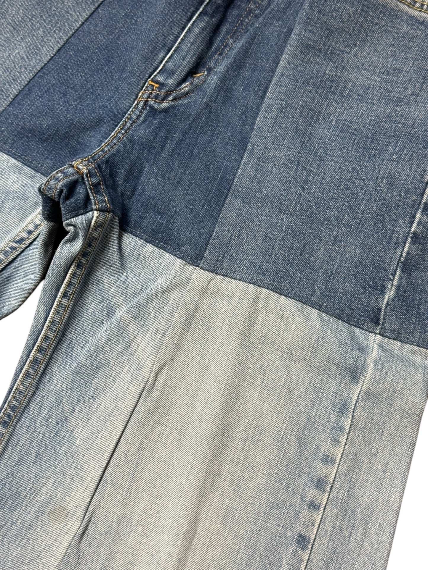 RE-004 / 4panel docking denim【I】